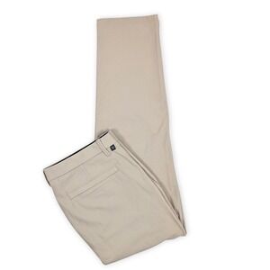 7 Diamonds Infinity Chino Pants Mens 36x30 Tan Khaki Stretch Casual Performance